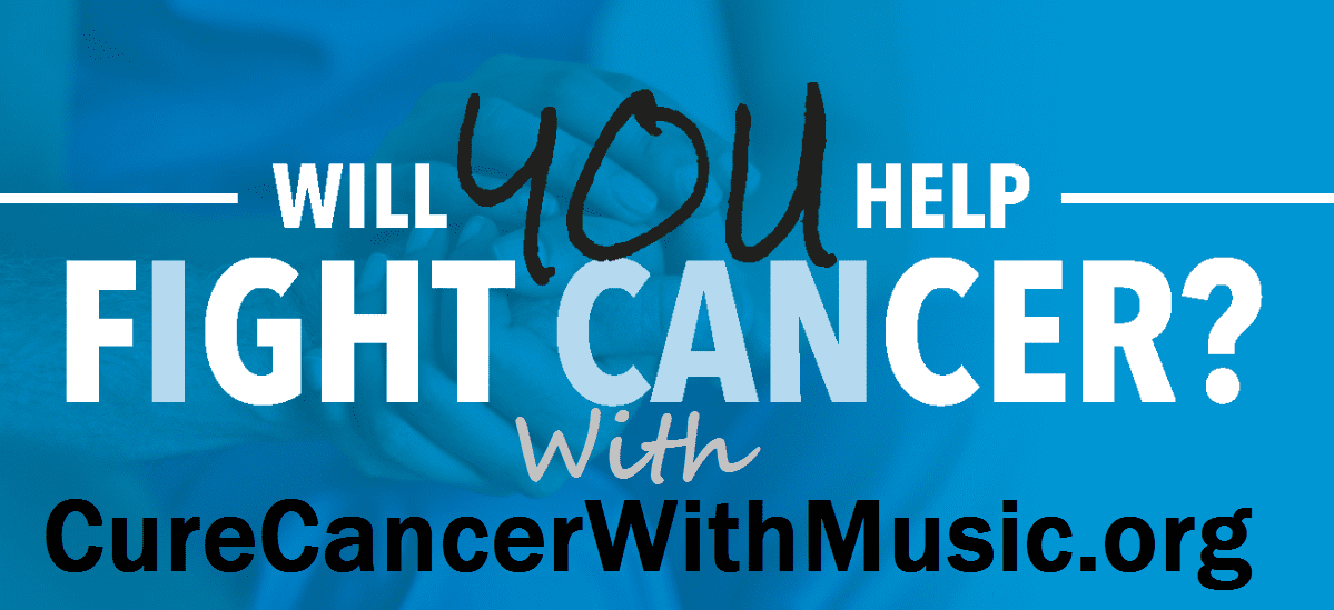 CureCancerWithMusic.org - Apparel Support